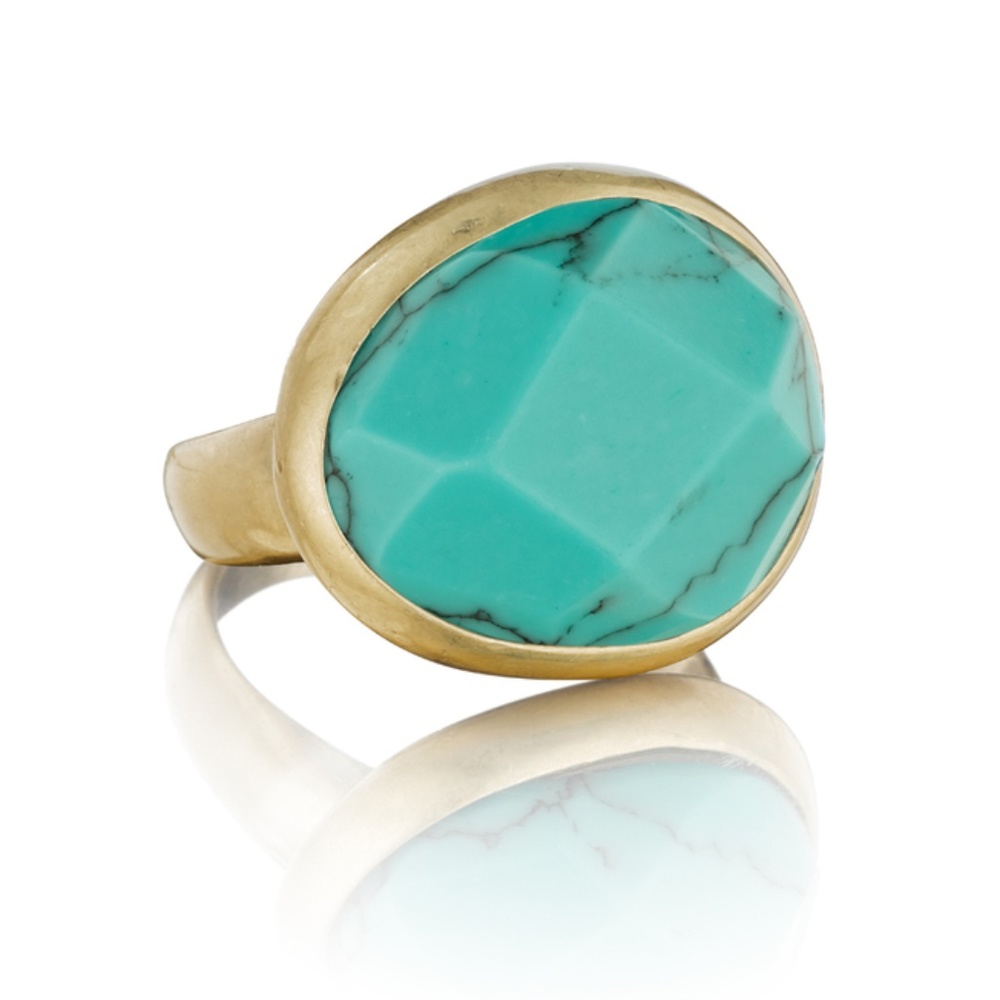 Minaret Faceted Turquoise Ring